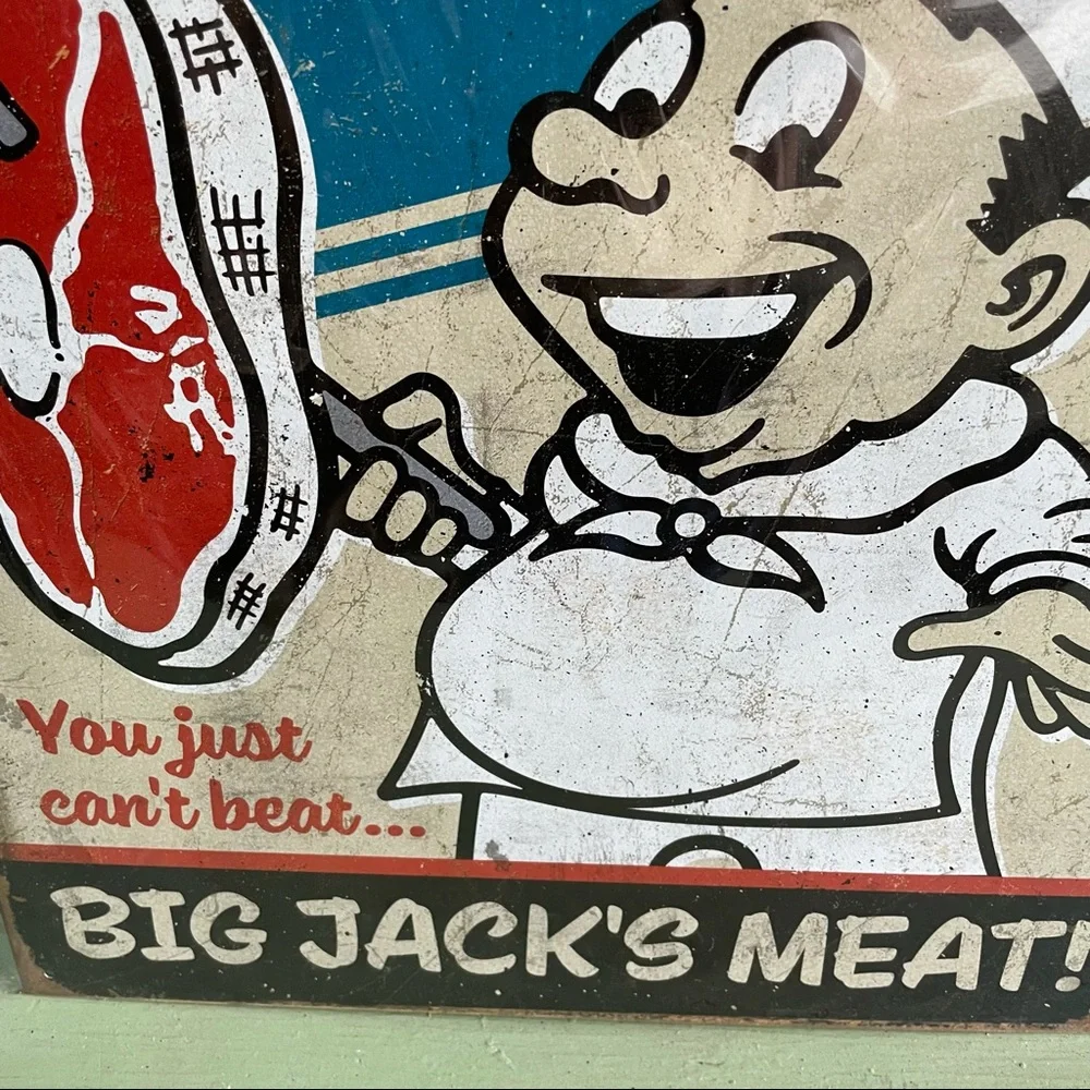 NEW Big Jack’s Meat Shack Metal Sign